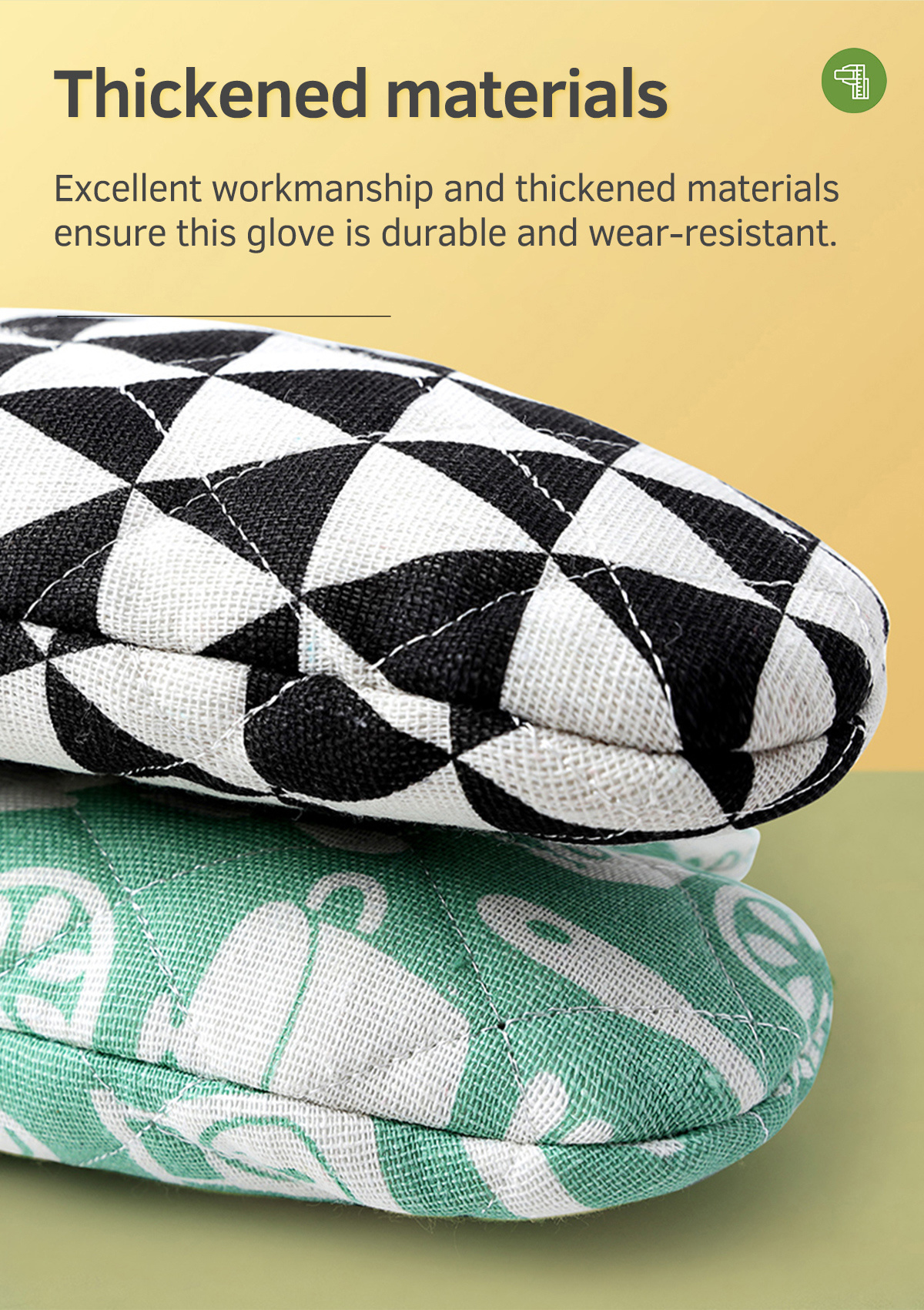 Anti-scalding Canvas Heat Resistant Glove Set-4